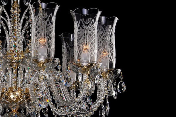 Chandelier crystal luxury LLCH12CRYSTAL-DT - Image 2