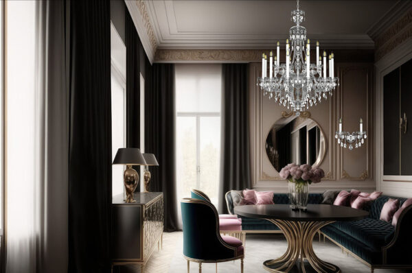 Chandelier crystal luxury EL1011801ELPB - Image 3