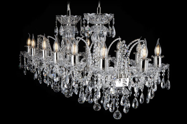 Chandelier crystal modern EL1021402 OVALPB - Image 1
