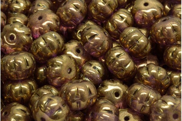 Pumpkin Beads 8x11mm - Image 1