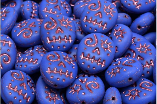 Woodoo Funny Face Beads 16x13mm - Image 1
