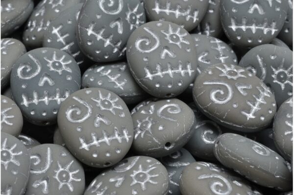 Woodoo Funny Face Beads 16x13mm - Image 1