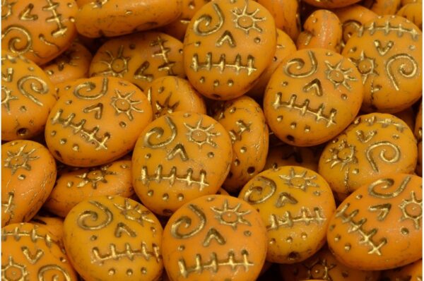 Woodoo Funny Face Beads 16x13mm - Image 1