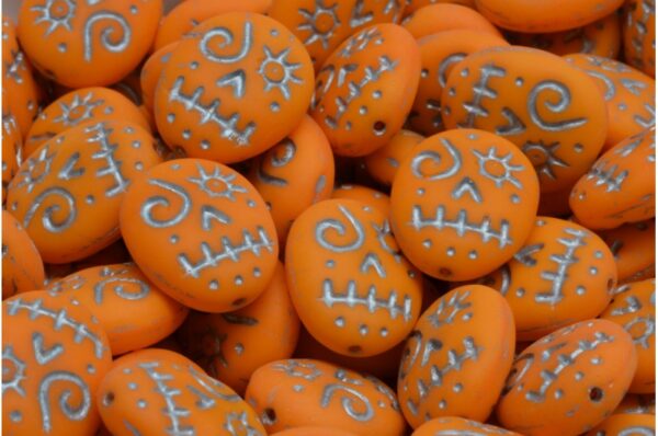 Woodoo Funny Face Beads 16x13mm - Imagen 1