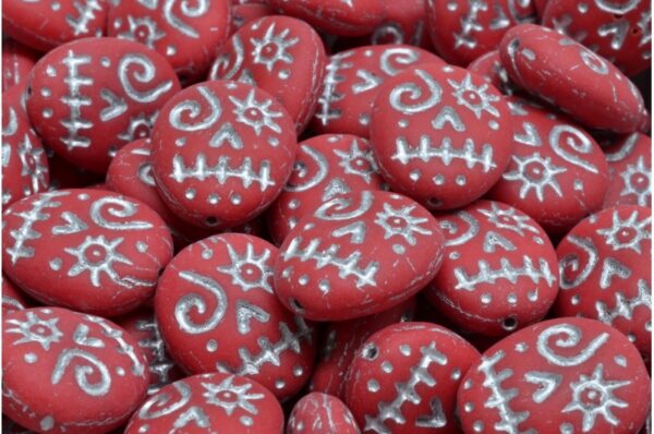 Woodoo Funny Face Beads 16x13mm - Imagen 1