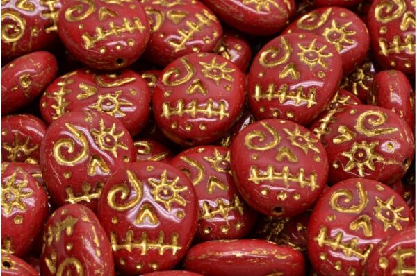 Woodoo Funny Face Beads 16x13mm - Image 1