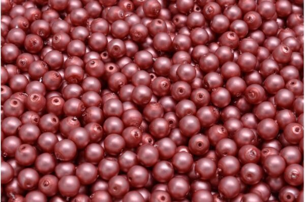 Round Druck Beads 4mm - Image 1