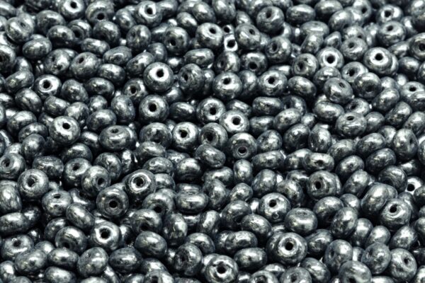Rondelle Druck Beads 2,5x4mm - Imagen 2