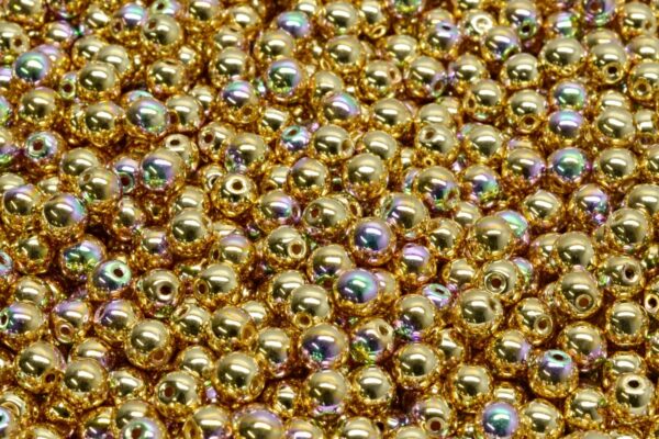 Round Druck Beads 4mm - Imagen 3