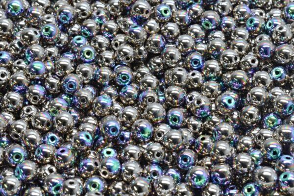 Round Druck Beads 4mm - Imagen 2