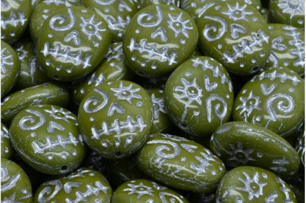 Woodoo Funny Face Beads 16x13mm - Imagen 1