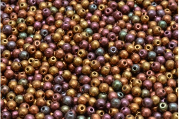 Round Druck Beads 3mm - Imagen 1