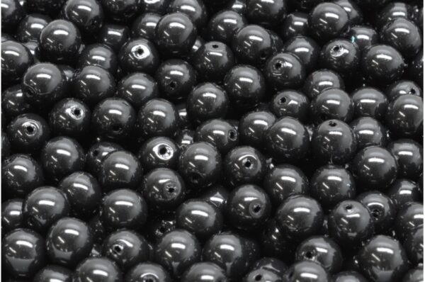Round Druck Beads 6mm - Image 1