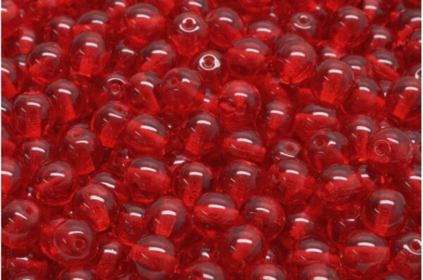 Round Druck Beads 6mm - Image 1