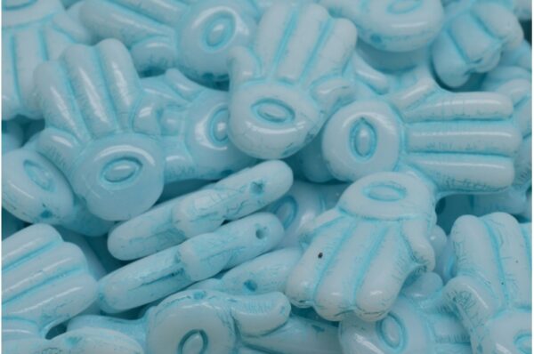 Hamsa Hand Beads 14x20mm - Image 1