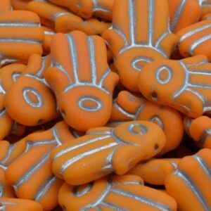 Hamsa Hand Beads 14x20mm