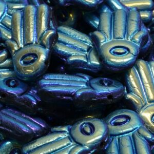 Hamsa Hand Beads 14x20mm