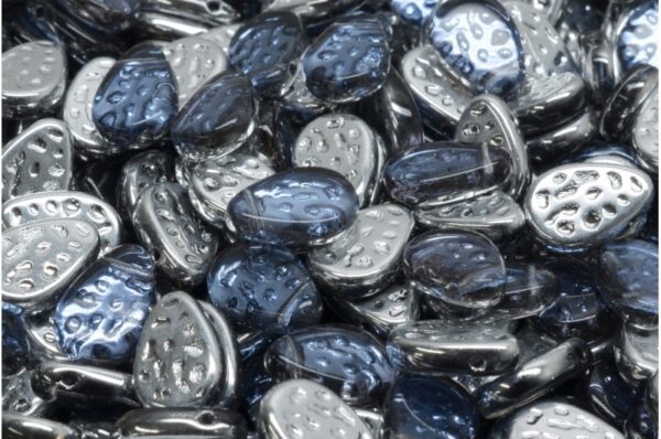Flat Dotty Tear Drop Beads 9x11mm - Image 1