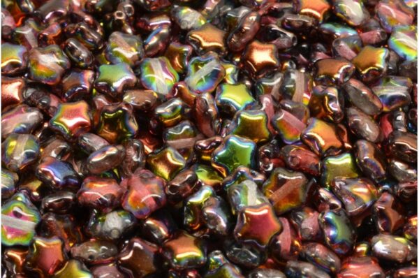 Flat Star Beads 6x6mm - Image 1