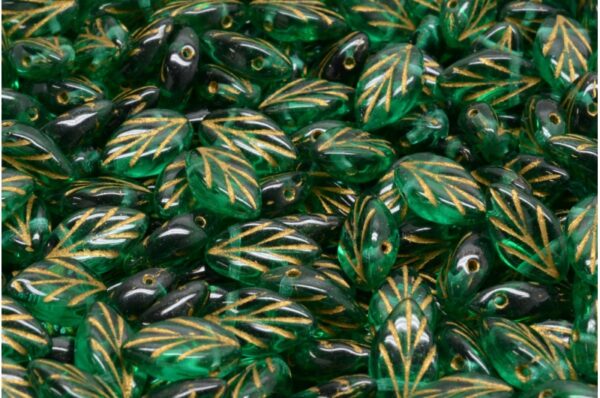 Beech Leaf Beads 7x11mm - Imagen 1