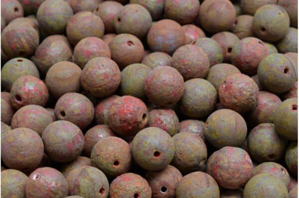 Round Druck Beads 8mm - Image 1
