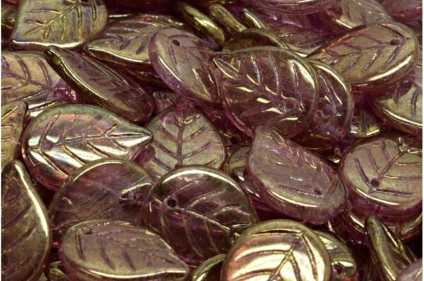Apple Leaf Beads 18x13mm - Image 1