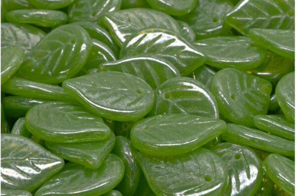 Apple Leaf Beads 18x13mm - Image 1