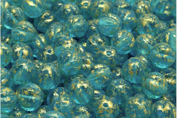 Melon Beads 8x8mm - Image 1