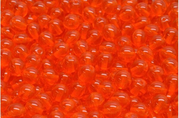 Round Druck Beads 6mm - Image 1
