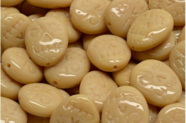 Woodoo Funny Face Beads 16x13mm - Imagen 1
