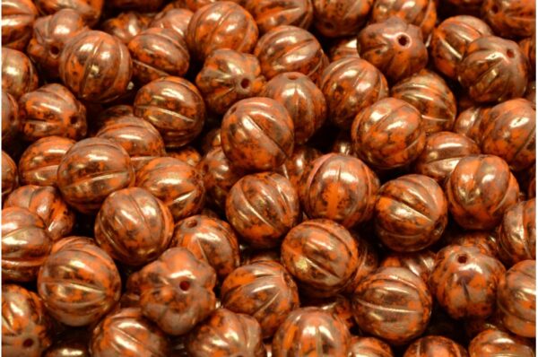 Melon Beads 8x8mm - Image 1