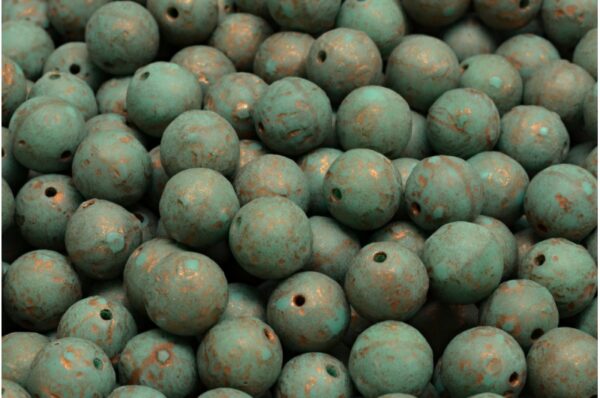 Round Druck Beads 8mm - Imagen 1