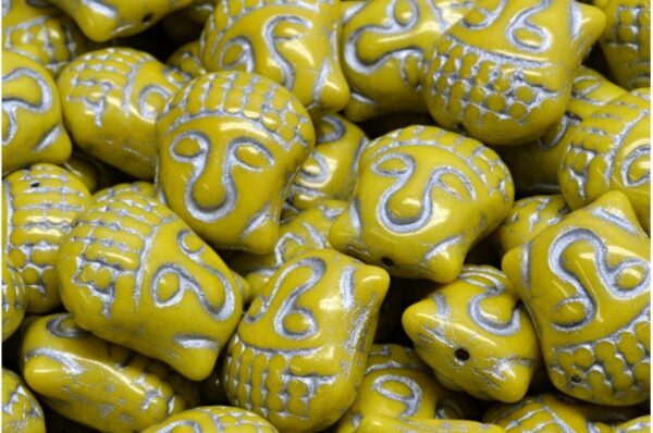 Buddha Head Beads 15x14mm - Imagen 1