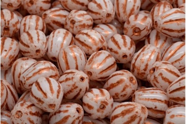 Drop Melon Beads 11x9mm - Image 1
