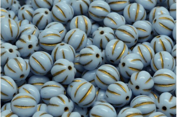 Melon Beads 8x8mm - Image 1