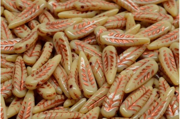 Bird Feather Beads 5x17mm - Imagen 1