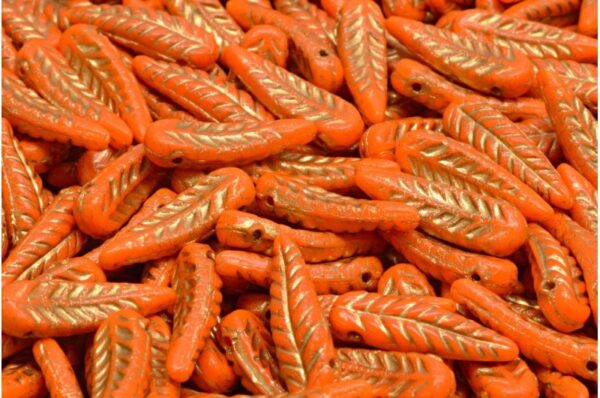 Bird Feather Beads 5x17mm - Image 1