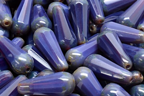 Firepolished Drop Beads 20x9mm - Image 2