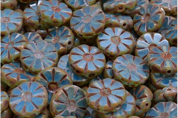 TCB Sunflower Beads 12x12mm - Image 1