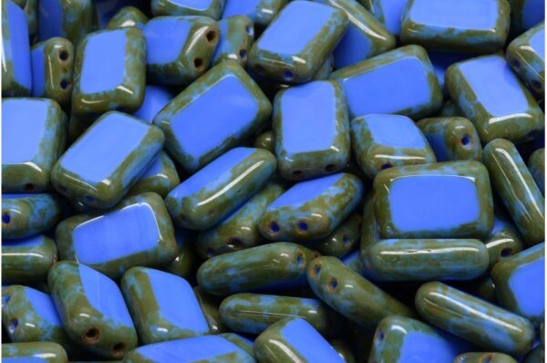 TCB Rectangle Beads with 2holes 12x8mm - Image 1