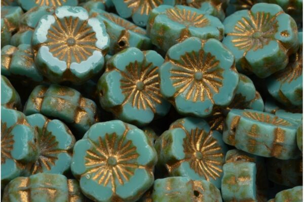 TCB Hawaiian Flower Beads 14x14mm - Image 1