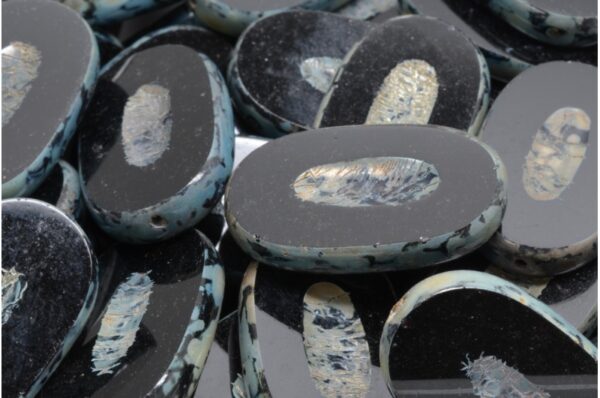 TCB Flat Oval Beads 26x15mm - Imagen 1