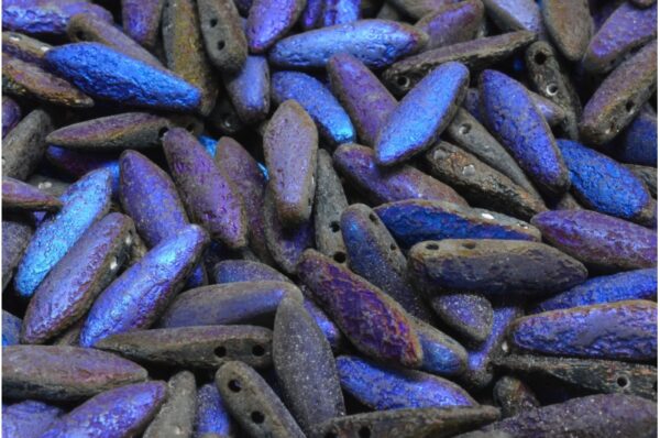 2 Hole Dagger Beads 5x16mm - Image 1