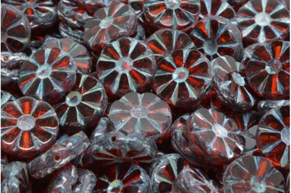 TCB Sunflower Beads 12x12mm - Image 1