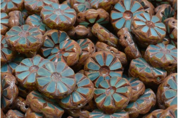 TCB Sunflower Beads 12x12mm - Image 1