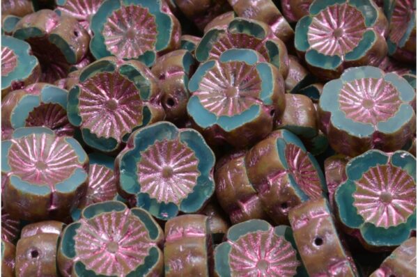 TCB Hawaiian Flower Beads 14x14mm - Image 1