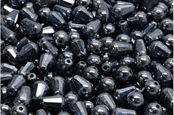 Firepolished Drop Beads 8x6mm - Image 1