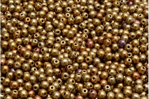 Round Druck Beads 3mm - Imagen 1