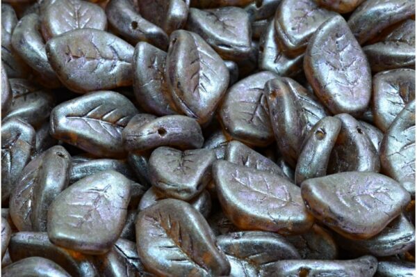 Wavy Leaf Beads 9x14mm - Imagen 1
