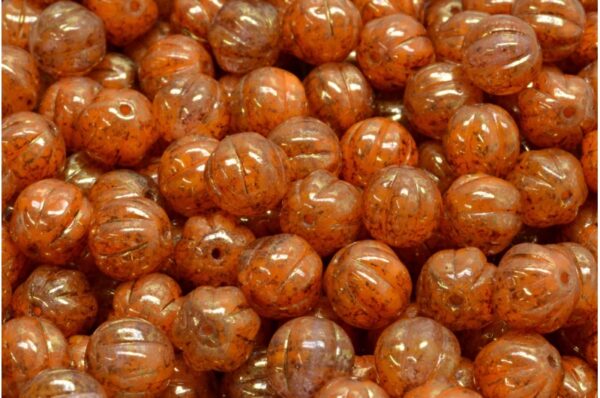 Melon Beads 8x8mm - Image 1